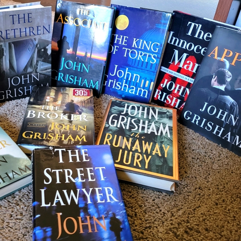 John Grisham book set - eleven hardbacks